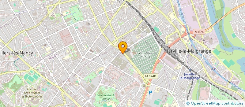 localisation de l'entreprise MONSIEUR GORDON MOREL  VANDUVRE-LES-NANCY