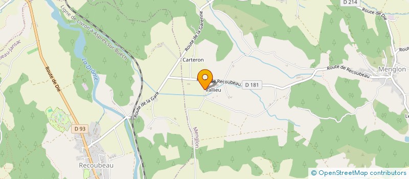 localisation de l'entreprise MONSIEUR GORDON PERRIN  MENGLON