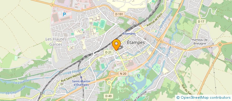 localisation de l'entreprise MONSIEUR GORDON PICAZO  ETAMPES