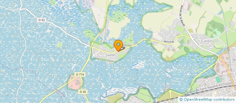 localisation de l'entreprise MONSIEUR GORDON SACCHETTINI  GUERANDE