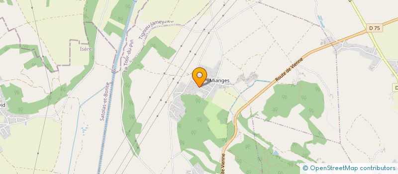 localisation de l'entreprise MONSIEUR GORDON SIMON  CHAMAGNIEU