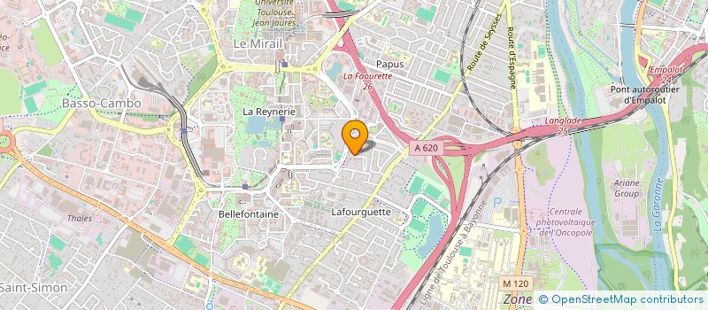 localisation de l'entreprise MONSIEUR GOREBORIS GORE BII  TOULOUSE