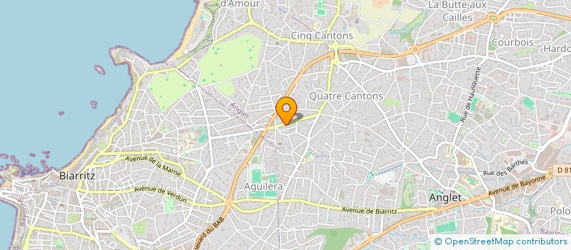 localisation de l'entreprise MONSIEUR GORKA CHARTROU à ANGLET