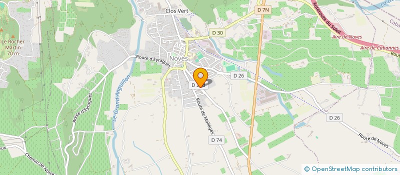 localisation de l'entreprise MONSIEUR GOSNET ALEXANDRE  NOVES