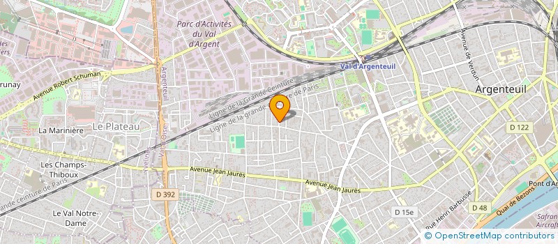 localisation de l'entreprise MONSIEUR GOSSELIN STEPHANE  ARGENTEUIL