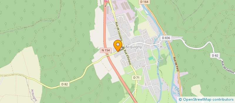 localisation de l'entreprise MONSIEUR GOSSET GERARD  ACQUIGNY