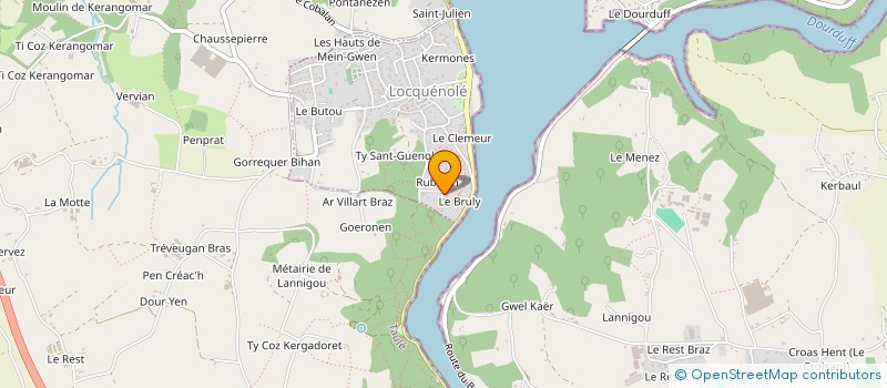 localisation de l'entreprise MONSIEUR GOULVEN BREST  LOCQUENOLE