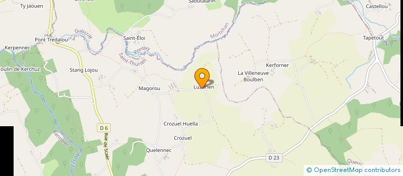 localisation de l'entreprise MONSIEUR GOULVEN CORLOSQUET  SAINT-THURIEN