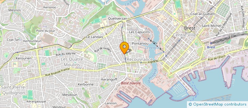 localisation de l'entreprise MONSIEUR GOULVEN JAOUEN à BREST
