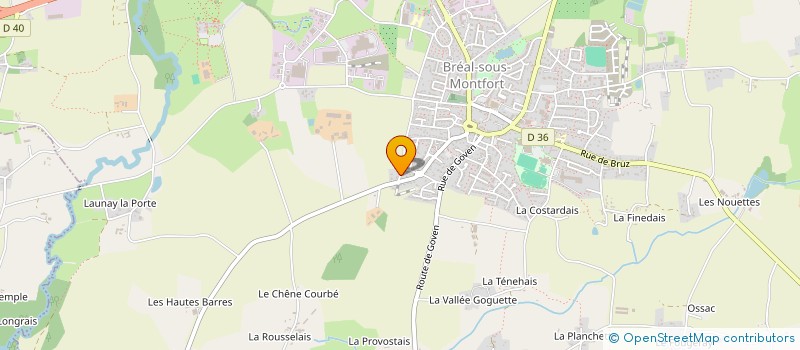 localisation de l'entreprise MONSIEUR GOULVEN NOQUET  BREAL-SOUS-MONTFORT