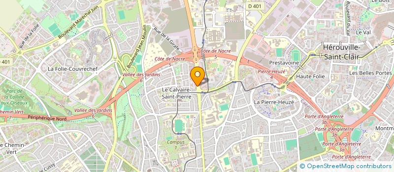 localisation de l'entreprise MONSIEUR GOULVEN ROCHCONGAR à CAEN