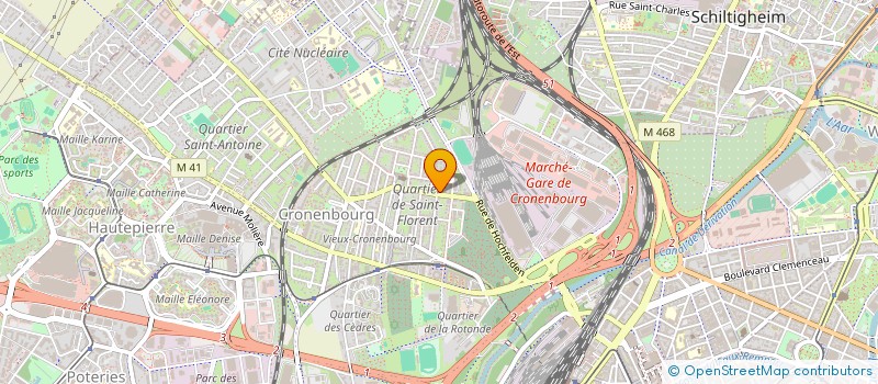 localisation de l'entreprise MONSIEUR GOULVEN SOURBIER  STRASBOURG