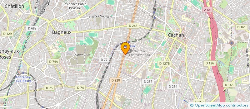 localisation de l'entreprise MONSIEUR GOULVEN TERNIER  CACHAN