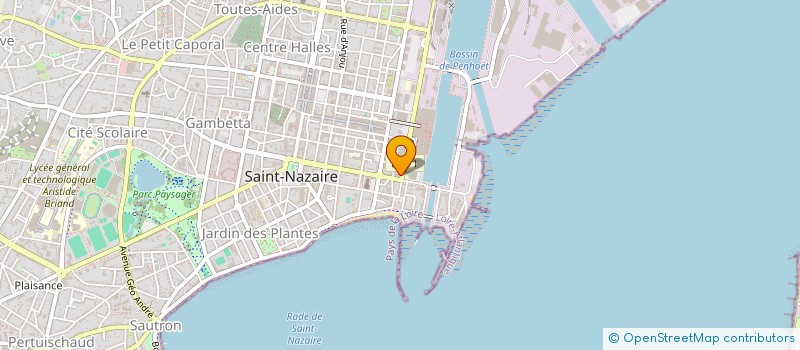 localisation de l'entreprise MONSIEUR GOULWEN CAPITAINE  SAINT-NAZAIRE