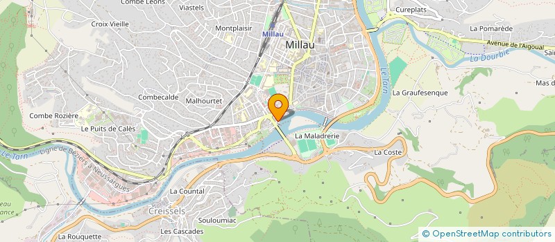 localisation de l'entreprise MONSIEUR GOULWEN KERNEGUEZ  MILLAU