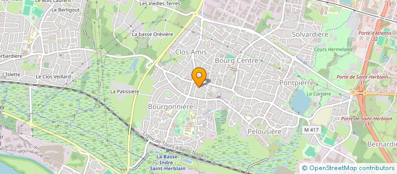 localisation de l'entreprise MONSIEUR GOULWEN LASCAUX  SAINT-HERBLAIN