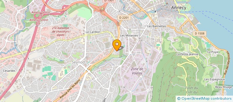 localisation de l'entreprise MONSIEUR GOURAM ADJOEV à ANNECY