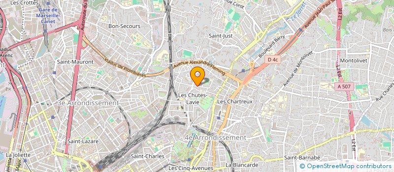 localisation de l'entreprise MONSIEUR GOURSE LUDOVIC à MARSEILLE 4EME