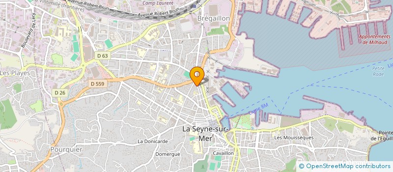 localisation de l'entreprise MONSIEUR GOUZELLEN BEN MOSBAH  LA SEYNE-SUR-MER