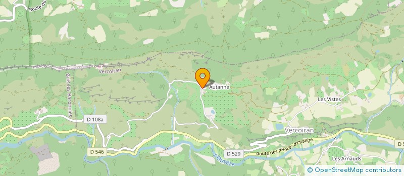 localisation de l'entreprise MONSIEUR GOVINDA FRIGERI  VERCOIRAN