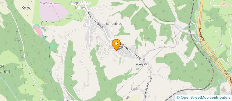 localisation de l'entreprise MONSIEUR GOWRISHANKER YOGESWARAN  CAGNAC-LES-MINES