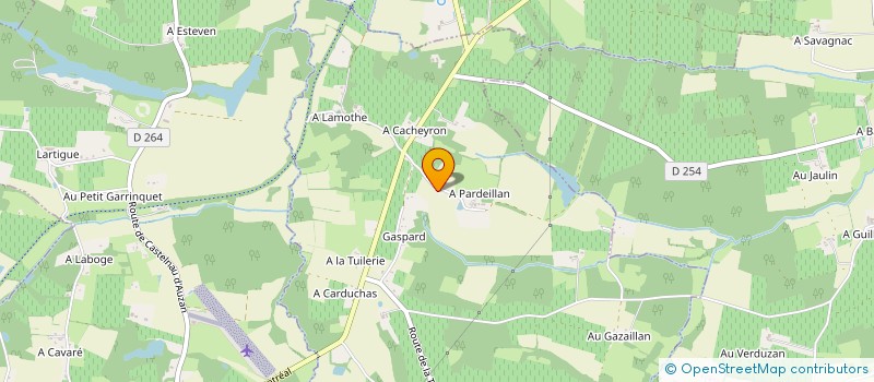 localisation de l'entreprise MONSIEUR GRABULOSA CARRE  BRETAGNE D'ARMAGNAC