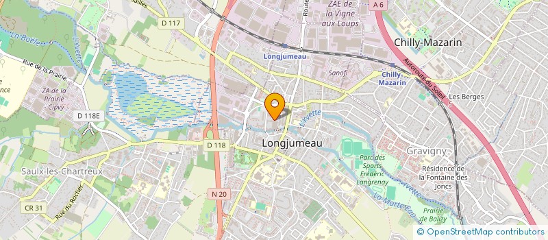 localisation de l'entreprise MONSIEUR GRACE KODIA à LONGJUMEAU