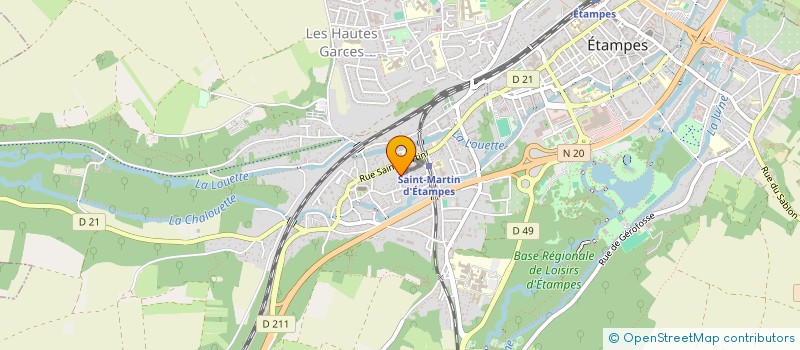 localisation de l'entreprise MONSIEUR GRACE LOUSSETH à ETAMPES