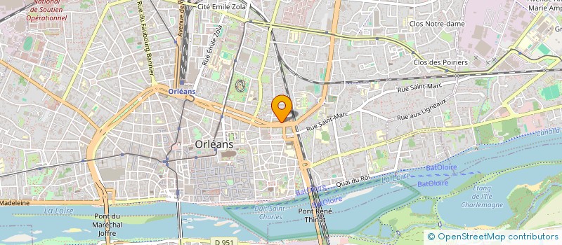 localisation de l'entreprise MONSIEUR GRACE MATSIONA MIYALOU  ORLEANS