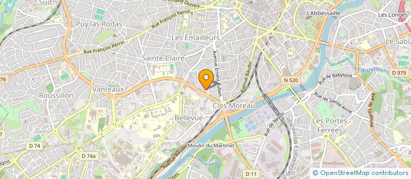 localisation de l'entreprise MONSIEUR GRACIANO GUILLAUME à LIMOGES