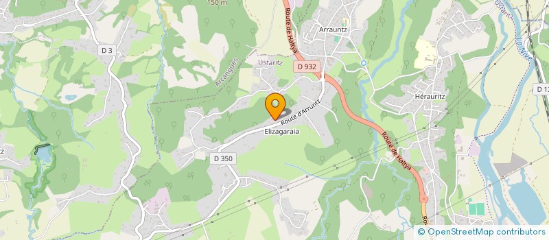 localisation de l'entreprise MONSIEUR GRACIEUSE ELISSALDE  USTARITZ