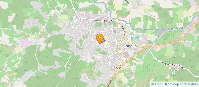 localisation de l'entreprise MONSIEUR GRACJAN SZYTTENHOLM à COGOLIN