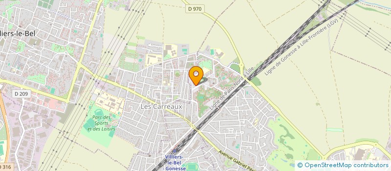 localisation de l'entreprise MONSIEUR GRADI ZAFUILA MASSAMBA à GONESSE