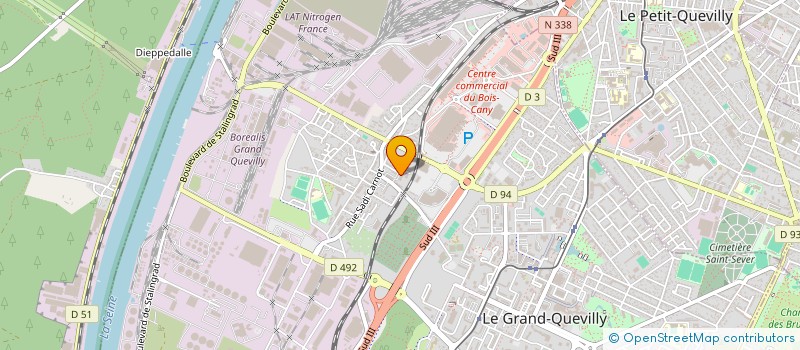 localisation de l'entreprise MONSIEUR GRADU LINGURAR à LE GRAND-QUEVILLY