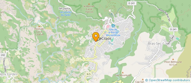 localisation de l'entreprise MONSIEUR GRADY PAYET  CILAOS