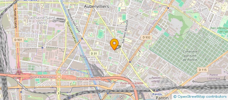 localisation de l'entreprise MONSIEUR GRAEME EDWARD ANDREW  AUBERVILLIERS