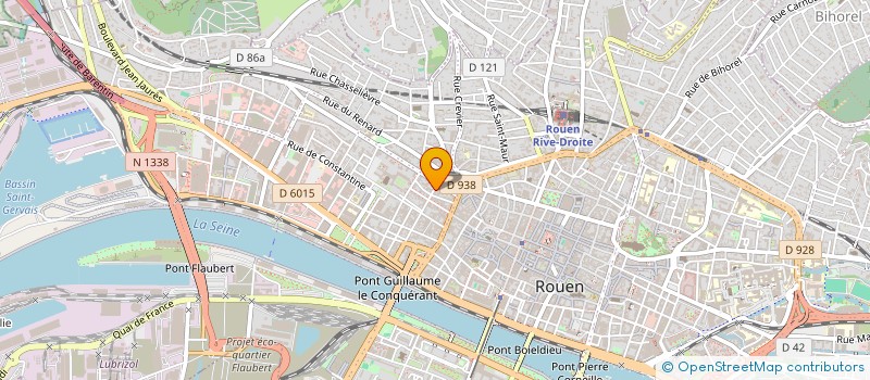 localisation de l'entreprise MONSIEUR GRAEME HOFFMAN  ROUEN