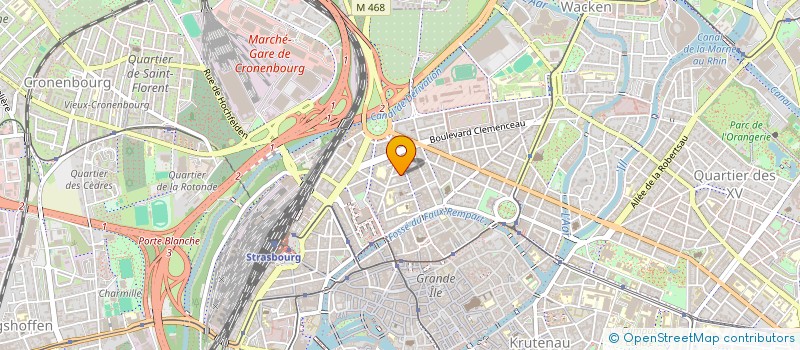 localisation de l'entreprise MONSIEUR GRAFIAN BAICU  STRASBOURG