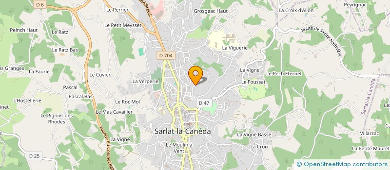 localisation de l'entreprise MONSIEUR GRAHAM BAILEY  SARLAT-LA-CANEDA