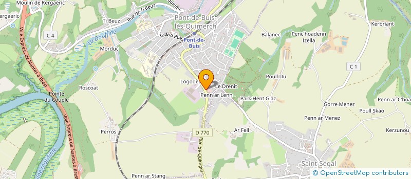 localisation de l'entreprise MONSIEUR GRAHAM BOYCE  SAINT-SEGAL