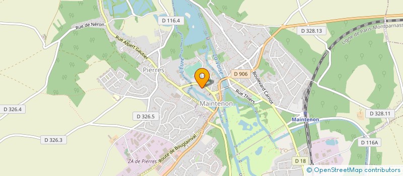localisation de l'entreprise MONSIEUR GRAHAM EVANS à MAINTENON