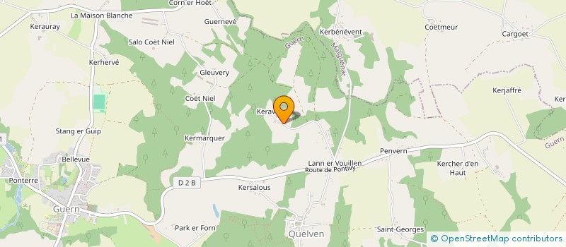 localisation de l'entreprise MONSIEUR GRAHAM JOHNSON  GUERN