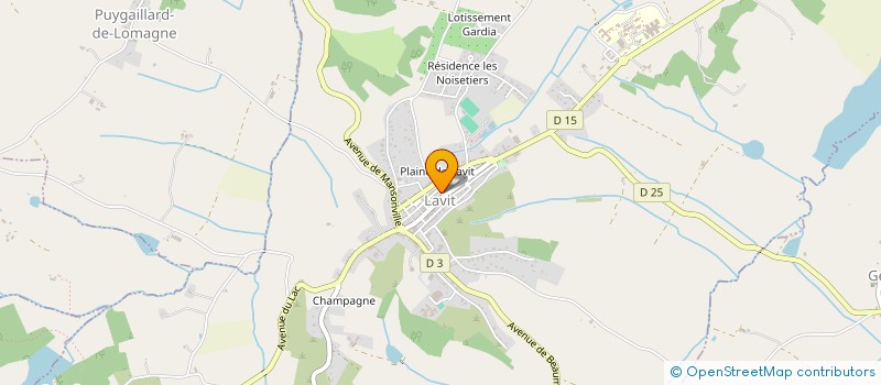 localisation de l'entreprise MONSIEUR GRAHAM MCHARDY  LAVIT