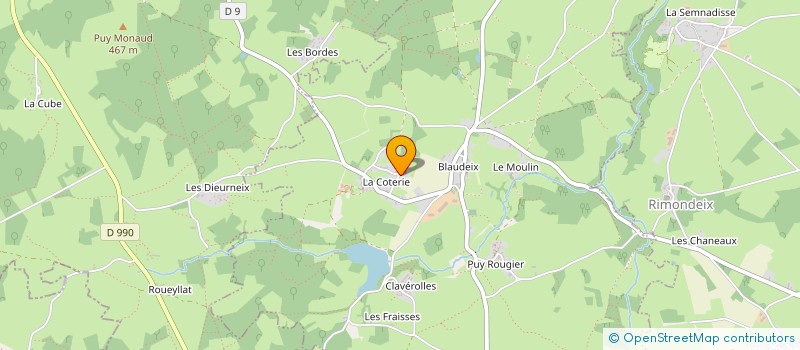 localisation de l'entreprise MONSIEUR GRAHAM PHILLIPS à BLAUDEIX
