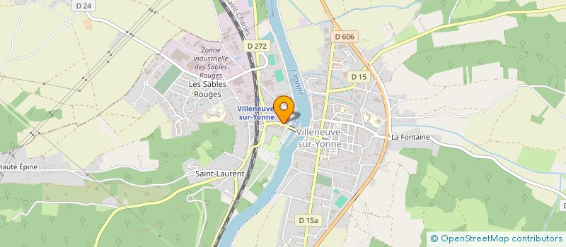 localisation de l'entreprise MONSIEUR GRAIG BATTISTEL  VILLENEUVE-SUR-YONNE