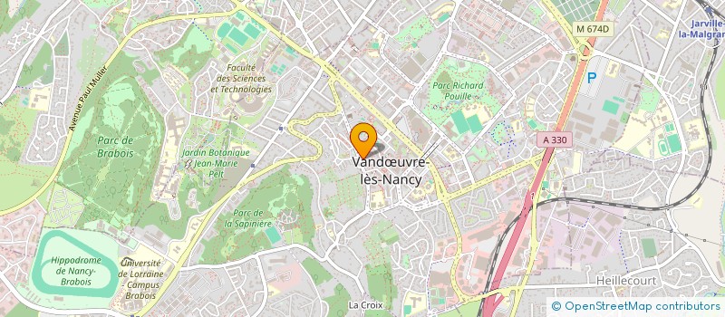 localisation de l'entreprise MONSIEUR GRAIG NENDE NZANZU  VANDUVRE-LES-NANCY