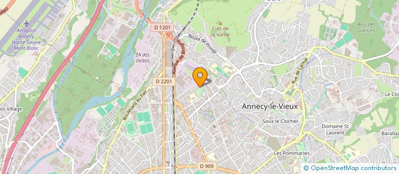 localisation de l'entreprise MONSIEUR GRAZIANO DE MONTE  ANNECY