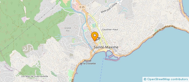 localisation de l'entreprise MONSIEUR GRAZIANO STORTO à SAINTE-MAXIME