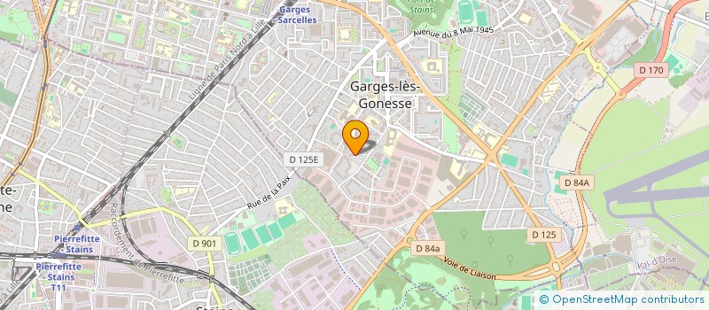 localisation de l'entreprise MONSIEUR GRAZIELLA TERRISSE à GARGES-LES-GONESSE