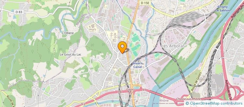 localisation de l'entreprise MONSIEUR GREDI KOLA à GIVORS